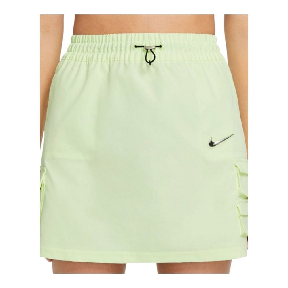 Nike Women's Plus Size Swoosh Skirt Pockets  DC6943 Barely Volt NWOT 1X